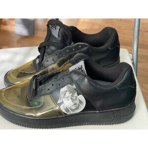 Tupac‎ Shoes 2Pac Makaveli Black Size 10.5 rare Sneakers